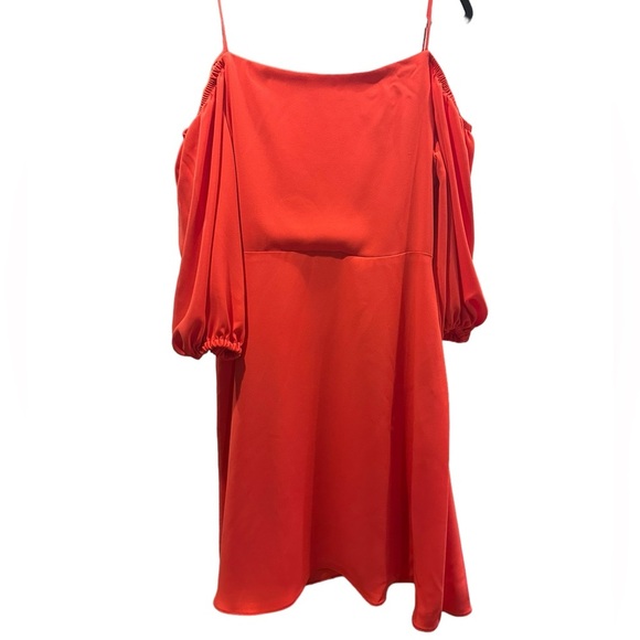 Trina Turk Sonora Sunrise Cold-Shoulder Dress size 12 - Picture 4 of 13